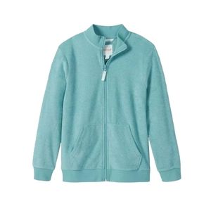 New! Boys' Loop Terry Full Zip Mock Neck Sweatshirt - Cat & Jack